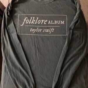 Taylor Swift Folklore Album Longsleeve